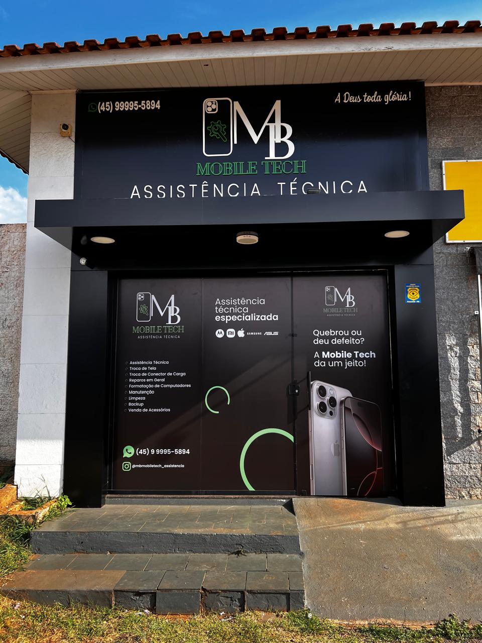 Fachada da MB Mobile Tech